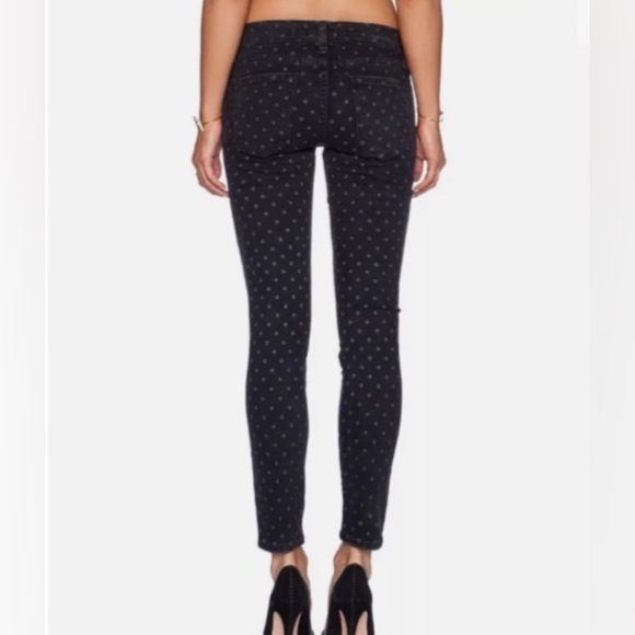 Current/Elliott- Black Stiletto‎ Polka Dot women’s jeans- size 29 - Picture 2 of 8